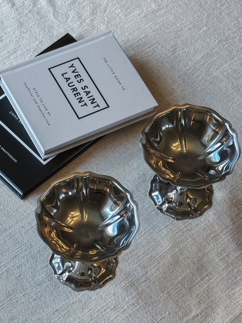 Minimalist Stainless Steel Dessert Collection